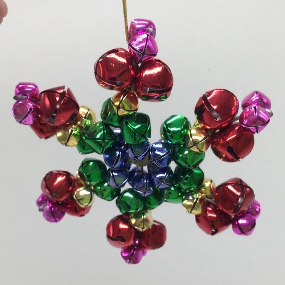 Vintage Metal Christmas Ornaments and bells Lot of 3 - Picture 5 of 7